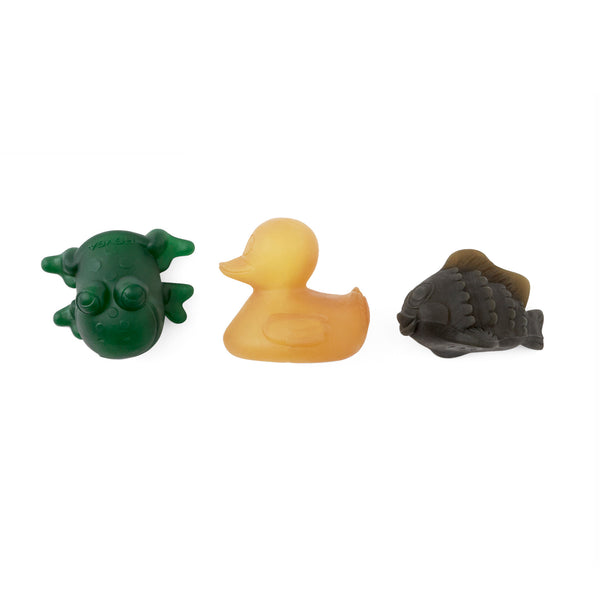 The Pond trio bath toys